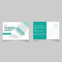 business post card design vector