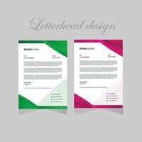 Stationary design template vector