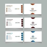 modern simple Business card design vector