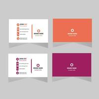 Modern business card design. vector