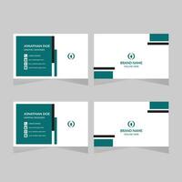 Modern business card design. vector