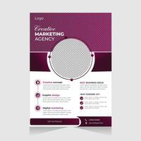 business flyer design vector