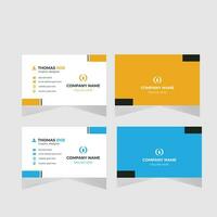 Modern business card design. vector