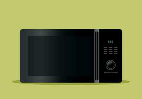 microwave oven vector illustration