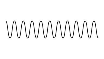 Direction of wave motion. Crest, amplitude, trough, height and length of wave. Parts of the wave diagram vector. vector