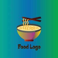 Food logo design vector