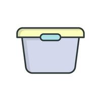 Food Container box icon vector design templates