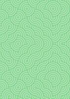 Abstract circle line background illustration paper size with green color. vector