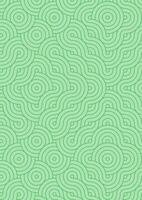 Abstract circle line background illustration paper size with green color. vector