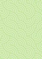 Abstract circle line background illustration paper size with green color. vector
