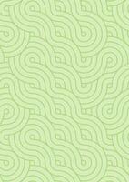 Abstract circle line background illustration paper size with green color. vector