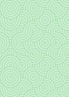 Abstract circle line background illustration paper size with green color. vector