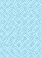 resumen circulo línea antecedentes ilustración papel Talla con azul color. vector