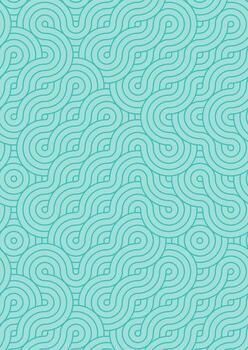 Abstract circle line background illustration paper size with blue color. vector