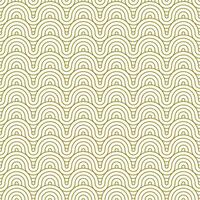 Seamless Pattern Line Circle. Abstract geometry background with gold color. vector