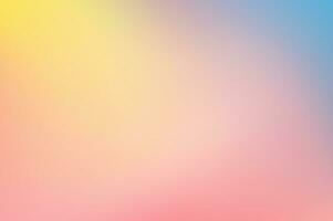 yellow red pastel color blurred gradient background for cover print and web design vector