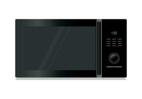 microwave oven vector illustration