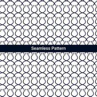 Rounded geometric seamless pattern design, fully editable vector eps 10 file format
