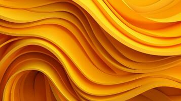 Wavy wave glow background art effect yellow artistic modern orange design illustration creative element graphic abstraction photo