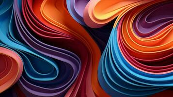 Pattern abstract art rainbow background photo