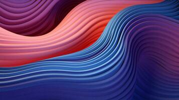Design graphic digital pattern background colorful orange lines waves art rainbow abstract bright photo