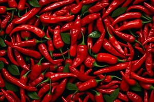 Harvest spice red food vegetarian fresh hot vegetable chili sale peppers ingredient capsaicin photo