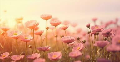 Flower nature sunny field photo