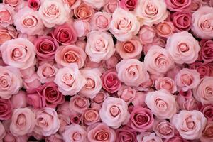 Pink flower rose background photo