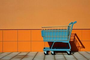 Buy sale store cart shopping supermarket commerce retail concept purchase photo