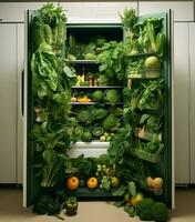 Refrigerator diet food photo