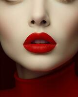 Woman beauty fashion lipstick photo