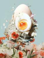 Egg concept food photo