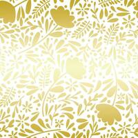 Gold and white gradient seamless vector repeat pattern, repeating background