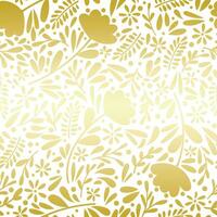 Gold and white gradient seamless vector repeat pattern, repeating background