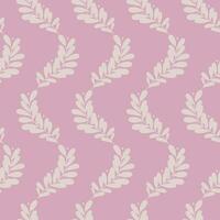 Pink climbing vines, vertical stripe vector pattern background seamless wallpaper