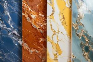surface stone tile onyx ball pattern floor abstract background rock marble. Generative AI. photo