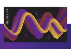 Fluid Background template in vector