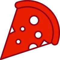 icono de vector de pizza