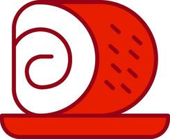 Roll Cake Vector Icon