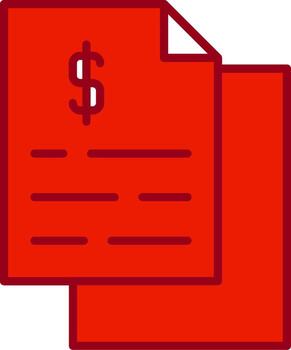 icono de vector de documento