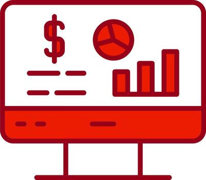 icono de vector de análisis de datos