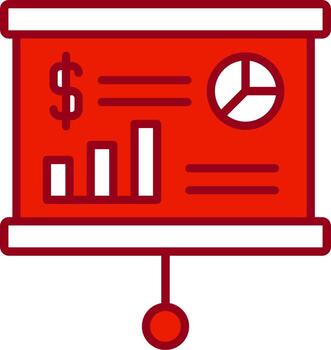 icono de vector de presentación