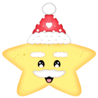 Père Noël étoile illustration png