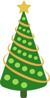estilizado, decorativo Natal árvore. png Natal árvore com transparente fundo