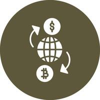 icono de vector de cambio de moneda