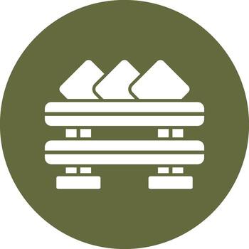 icono de vector de sofá