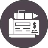 Checkbook Vector Icon