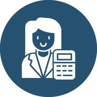 Accountant Vector Icon