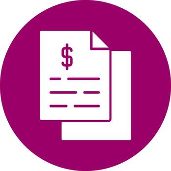 icono de vector de documento