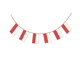 Indonesian Flag Decoration png